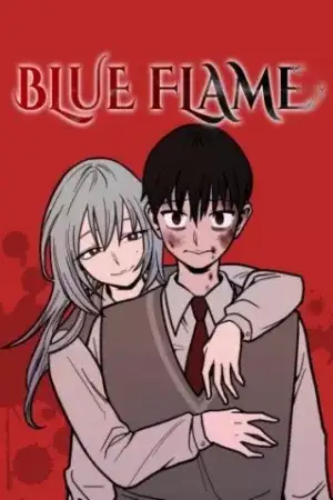 Portada de llama azul