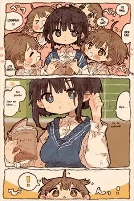 Portada de Una Felina Senpai Y Una Canina Kouhai