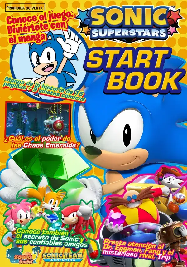 Portada de Sonic Superstars Starter Book