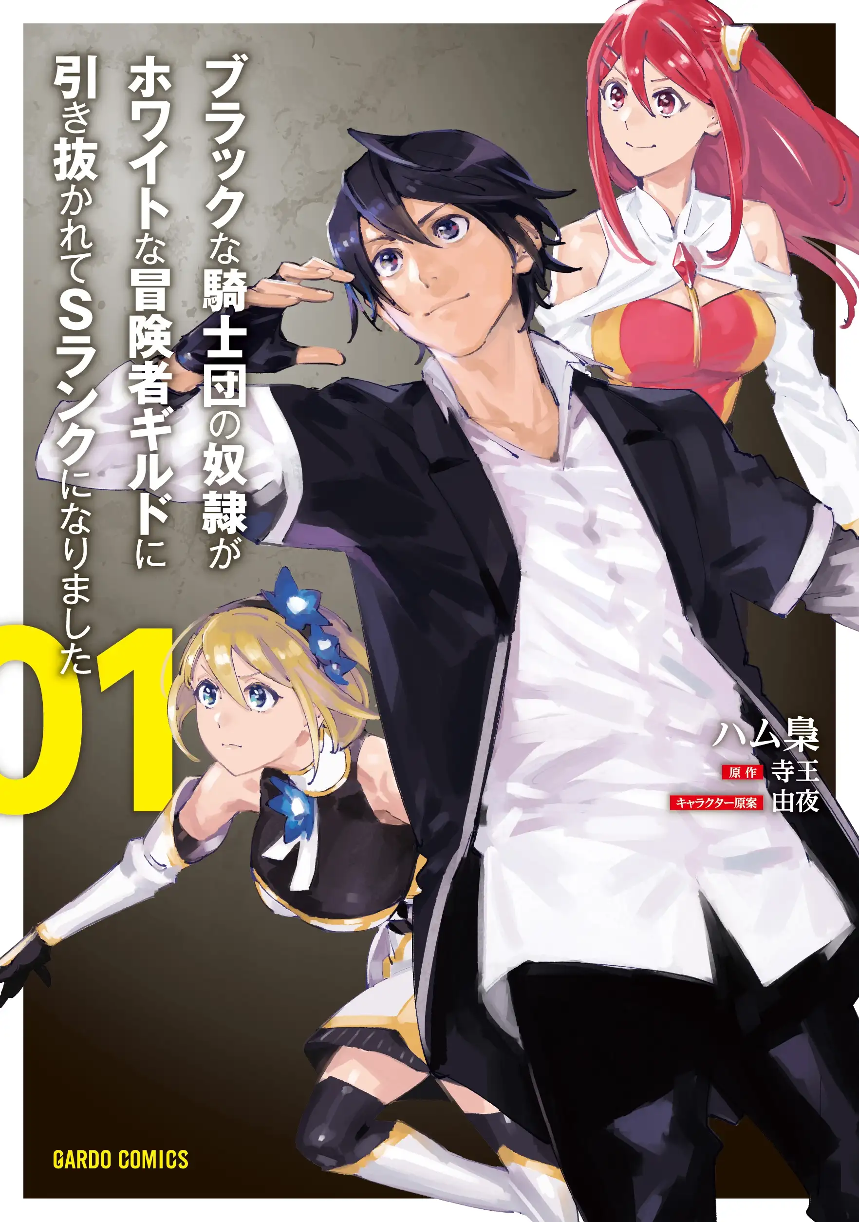 Portada de Black na Kishidan no Dorei ga White na Boukensha Guild ni Hikinukarete S-Rank ni Narimashita