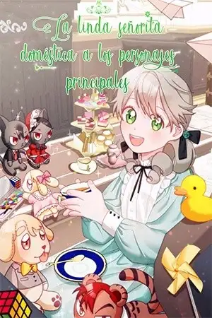 Portada de La linda señorita domestica a los personajes principales