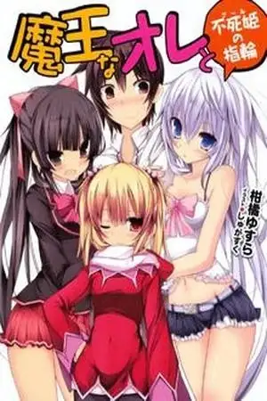 Portada de Maou na Ore to Fushihime no Yubiwa (Novela)