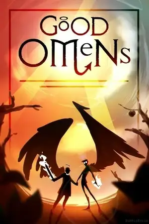 Portada de Las aventuras de crowley y aziraphale