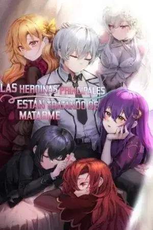 Portada de Las Heroínas Principales Están Tratando de Matarme