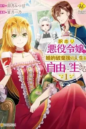 Portada de Wakeari Akuyaku Reijou ha, Kon'yaku Hakigo no Jinsei wo Jiyuu ni Ikiru